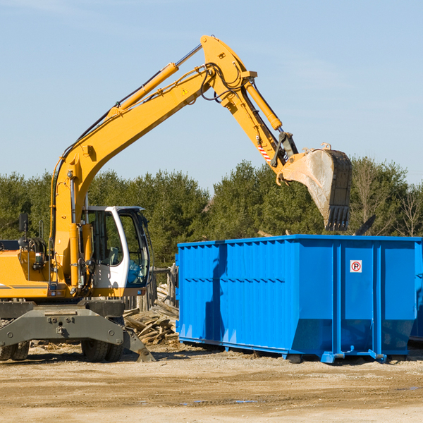 how many times can i have a residential dumpster rental emptied in Briggs